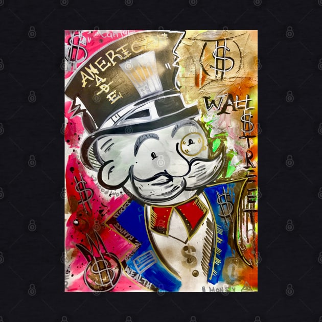 Monopoly T- Shirt by Mr_Bentley
